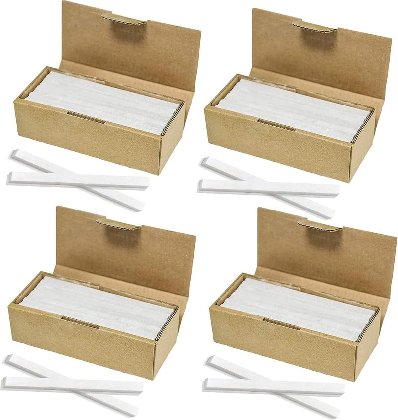 AIFUSI Flat White Soapstone Pencils 108 Pack Soapstone Refills Professional Welding Chalk for Welders & Textile Marking Tools Perfect for Making Removable Markings on Steel Cast Iron - Image 1